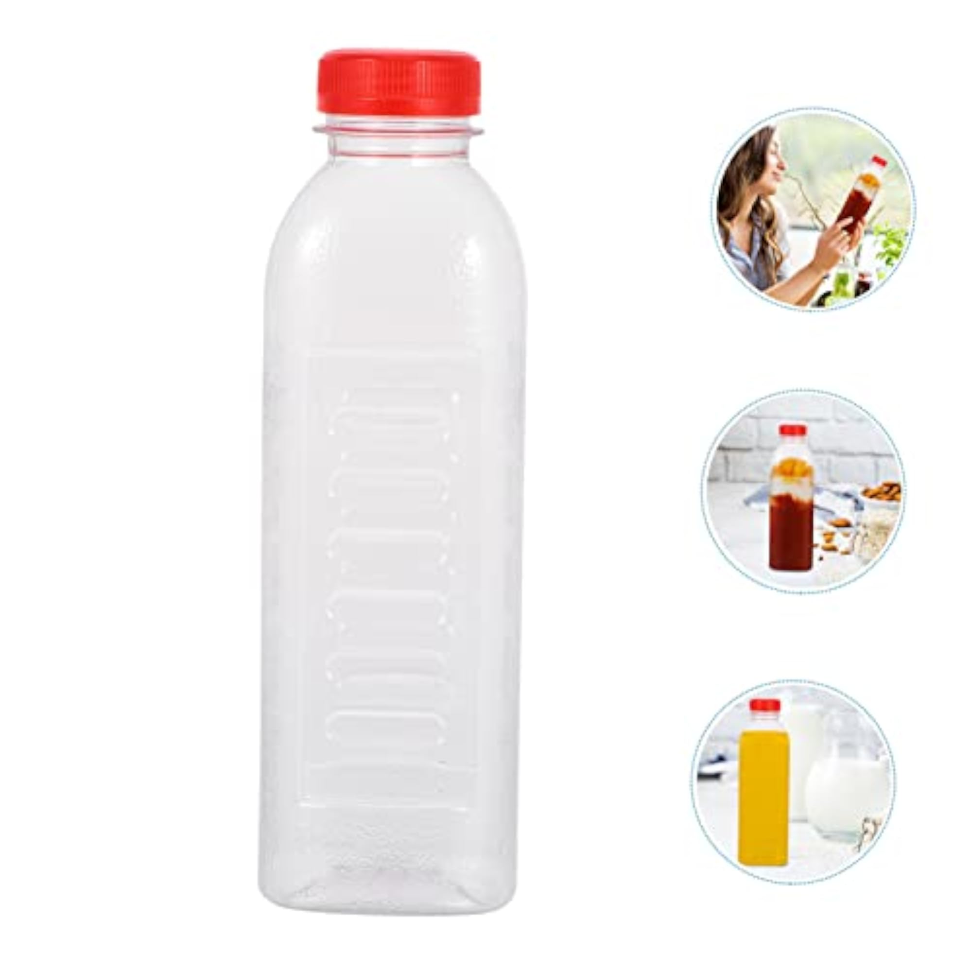 10pcs Disposable Plastic Bottles for Beverages